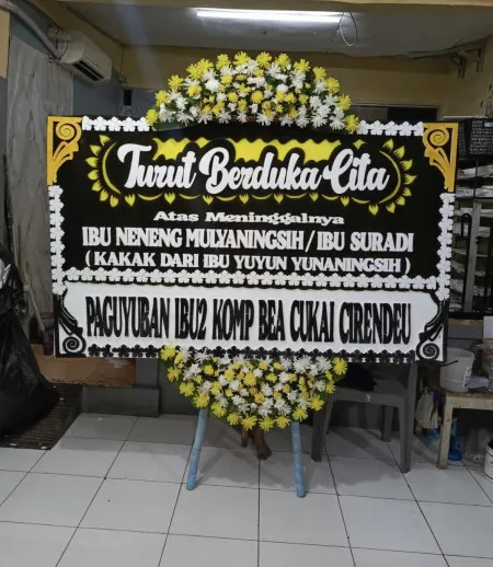 Papan Bunga Duka Limo