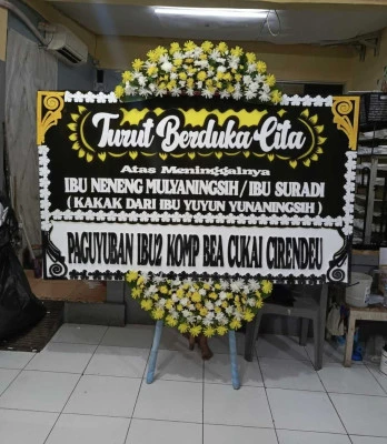 Papan Bunga di Limo